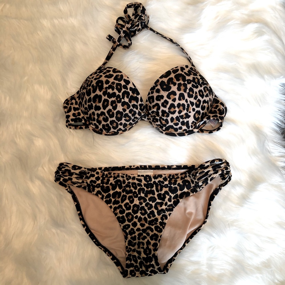 SOLD!! Leopard 🐆 print two piece